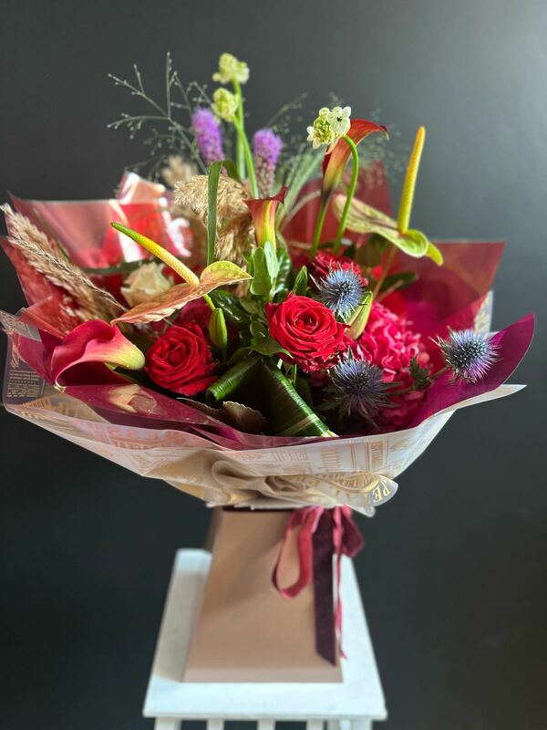 Flowers delivered to customer