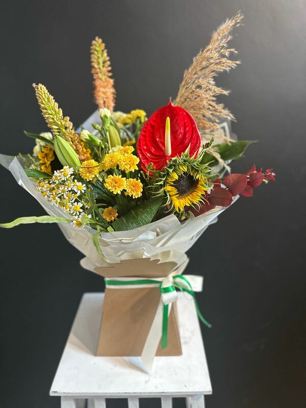 Flowers delivered to customer