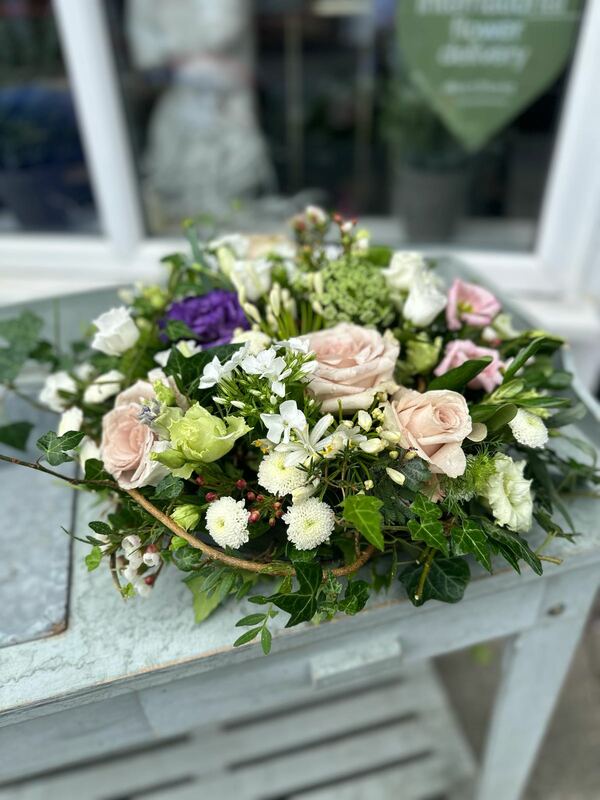 Flowers delivered to customer