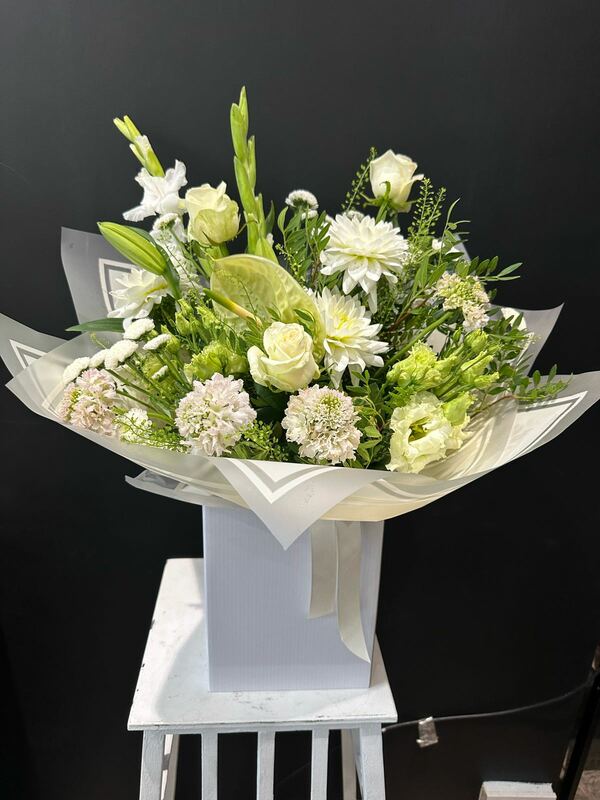 Flowers delivered to customer