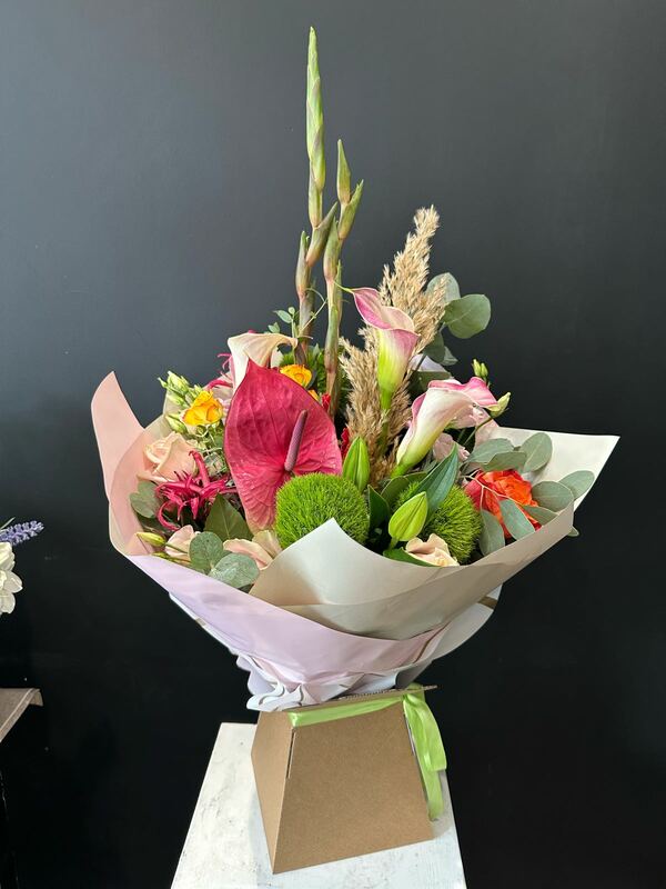 Flowers delivered to customer