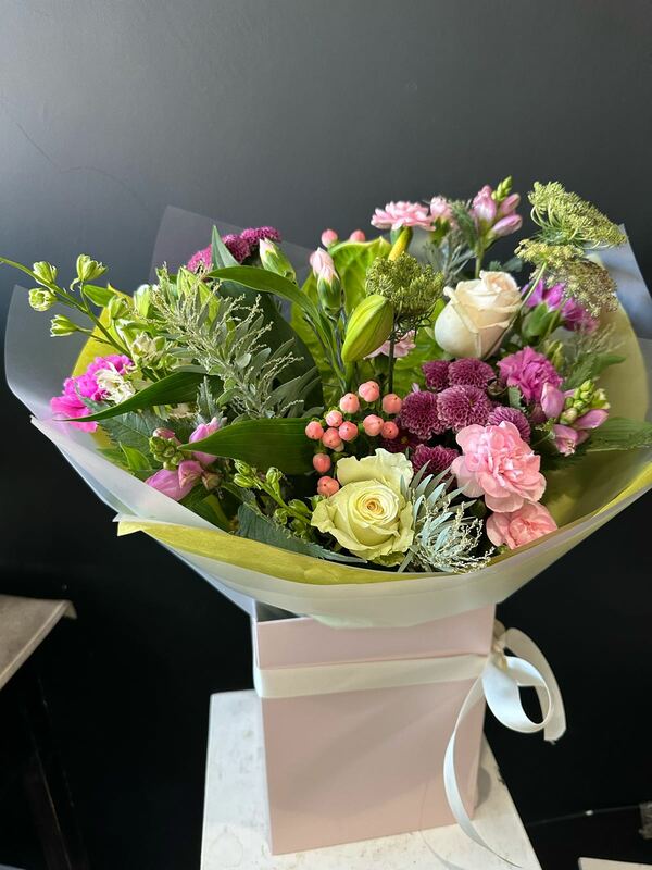 Flowers delivered to customer