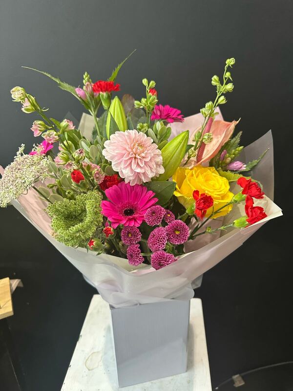 Flowers delivered to customer
