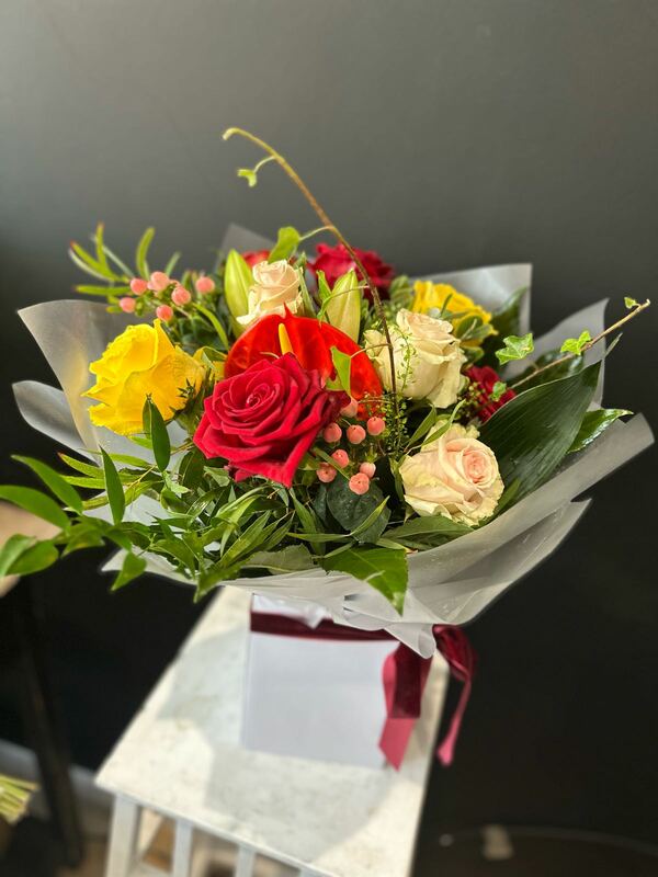 Flowers delivered to customer