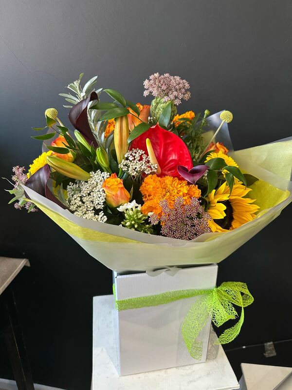 Flowers delivered to customer