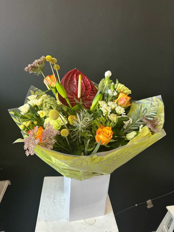 Flowers delivered to customer