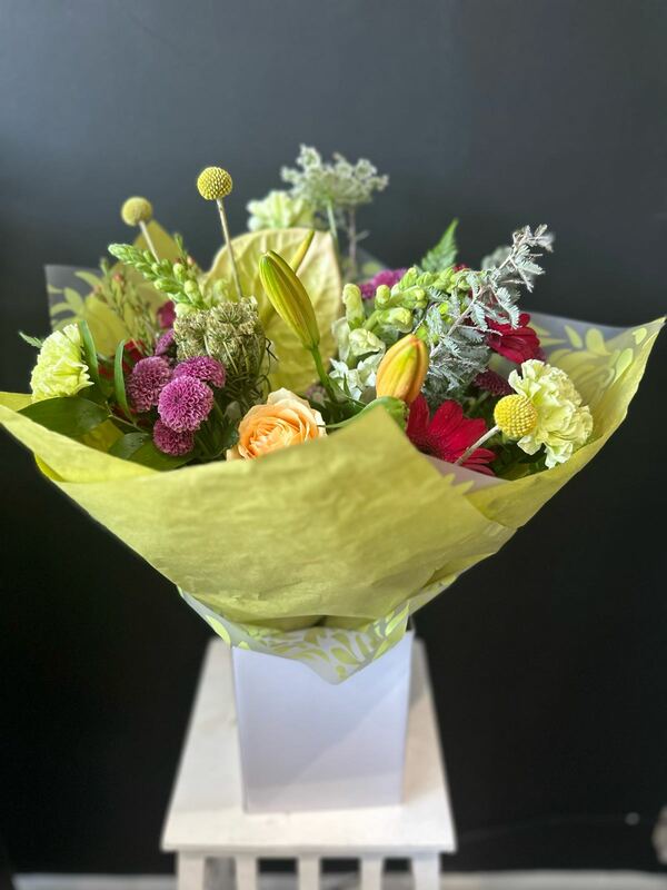 Flowers delivered to customer