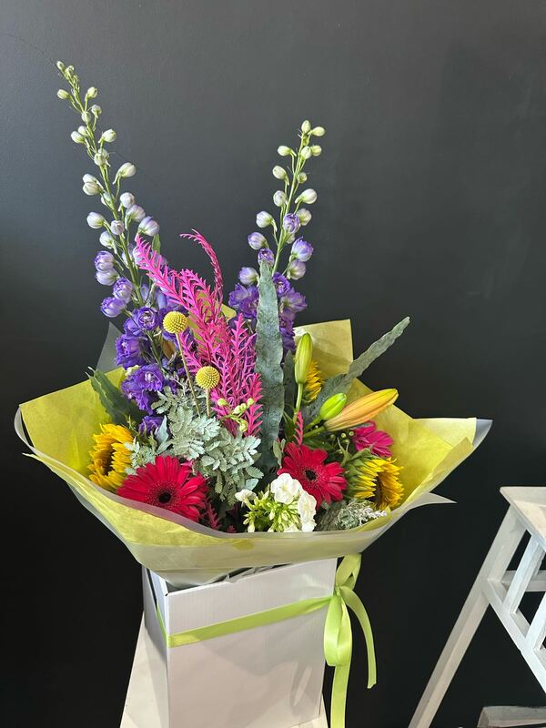 Flowers delivered to customer