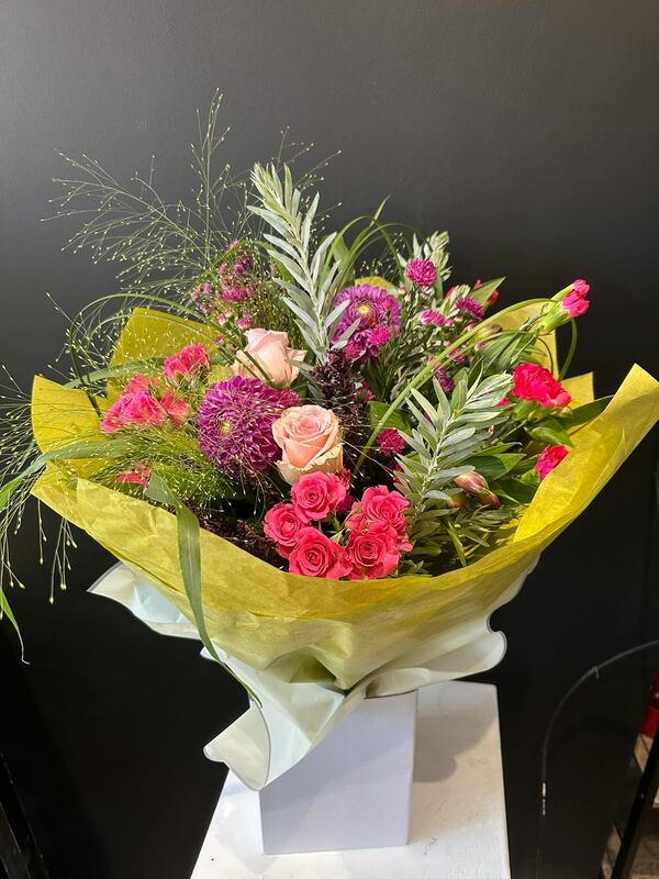 Flowers delivered to customer