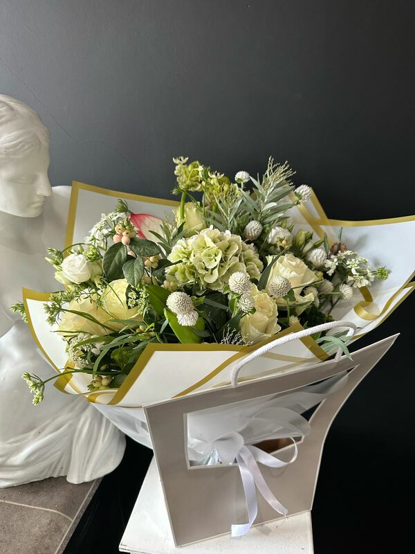 Flowers delivered to customer