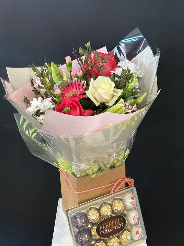 Flowers delivered to customer