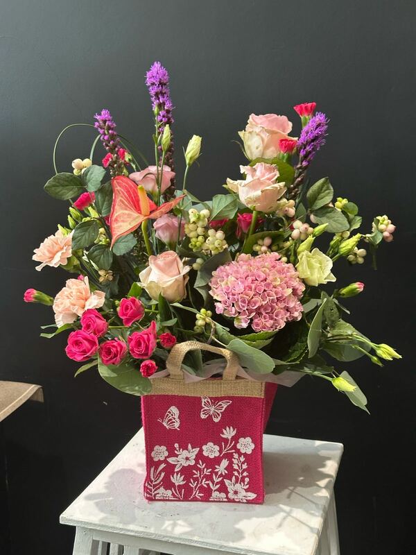 Flowers delivered to customer