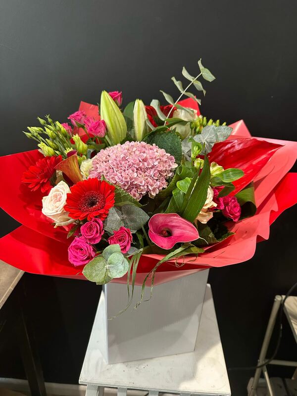 Flowers delivered to customer