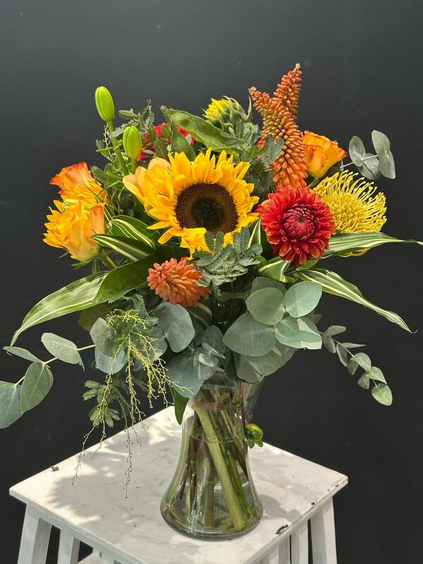 Flowers delivered to customer