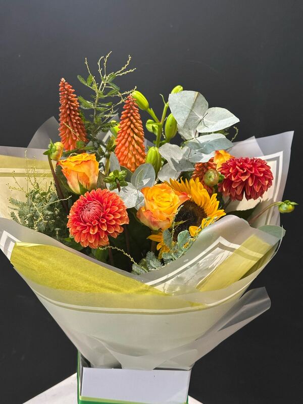 Flowers delivered to customer