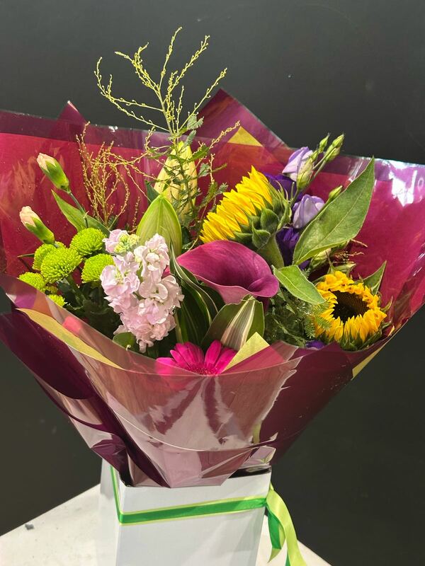 Flowers delivered to customer