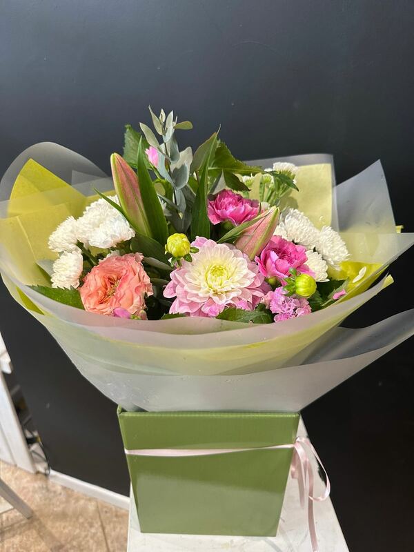 Flowers delivered to customer