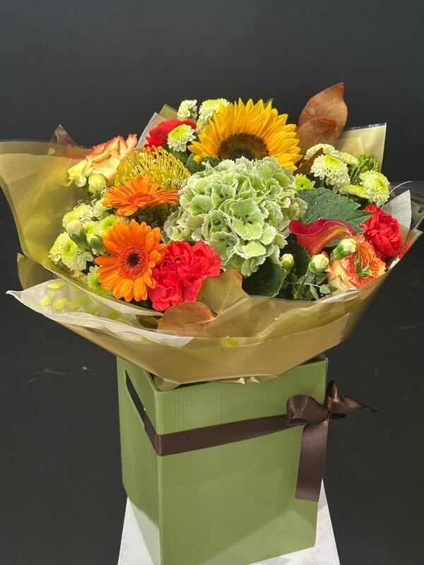 Flowers delivered to customer