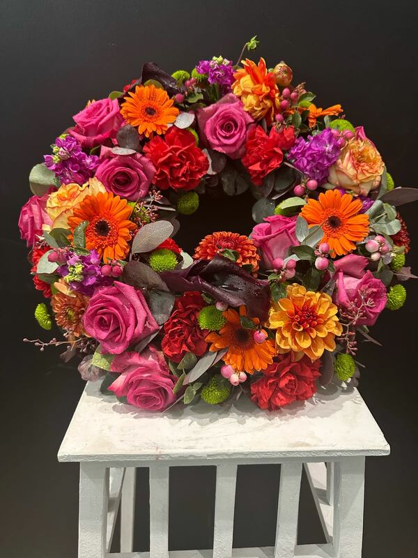 Flowers delivered to customer