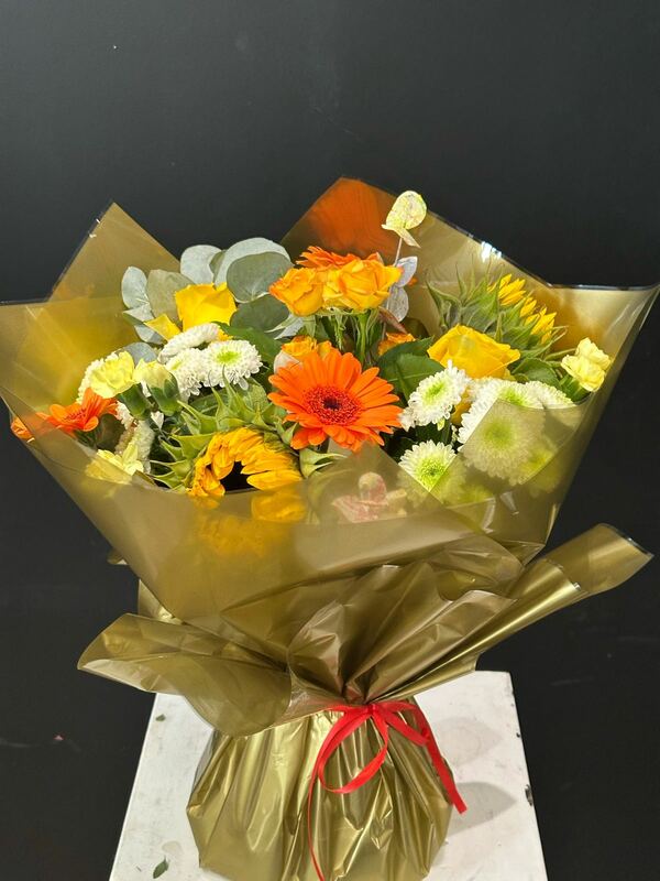 Flowers delivered to customer