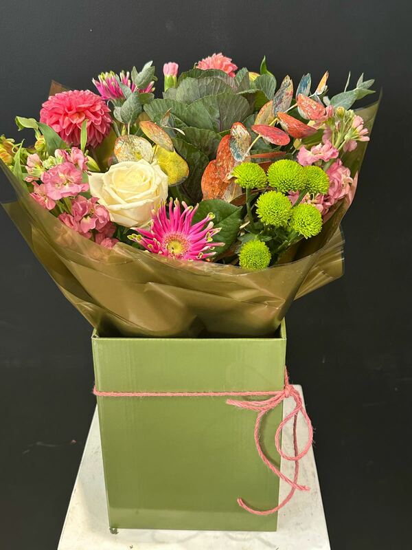 Flowers delivered to customer