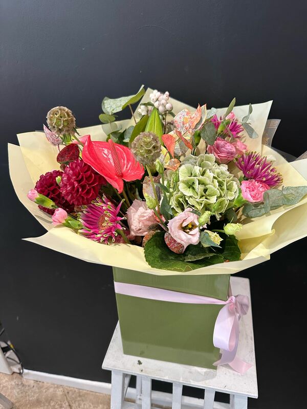 Flowers delivered to customer