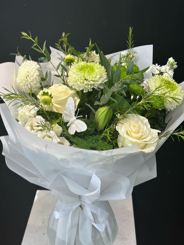 Flowers delivered to customer