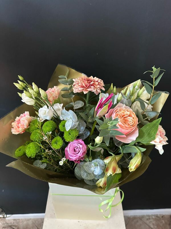 Flowers delivered to customer