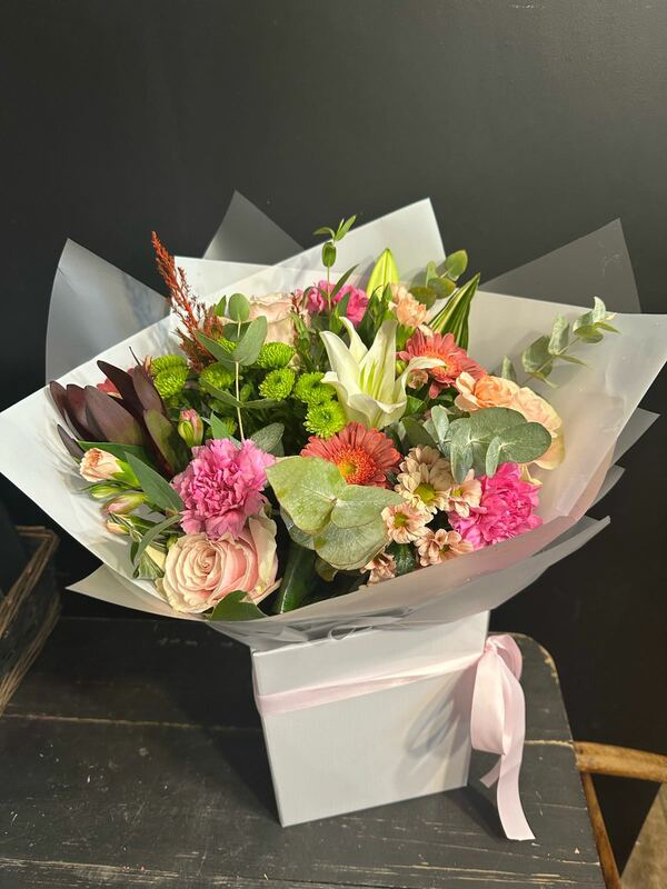 Flowers delivered to customer