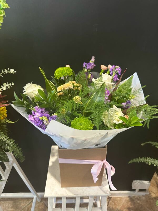 Flowers delivered to customer