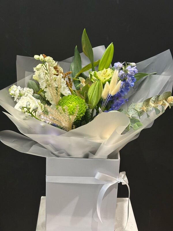 Flowers delivered to customer