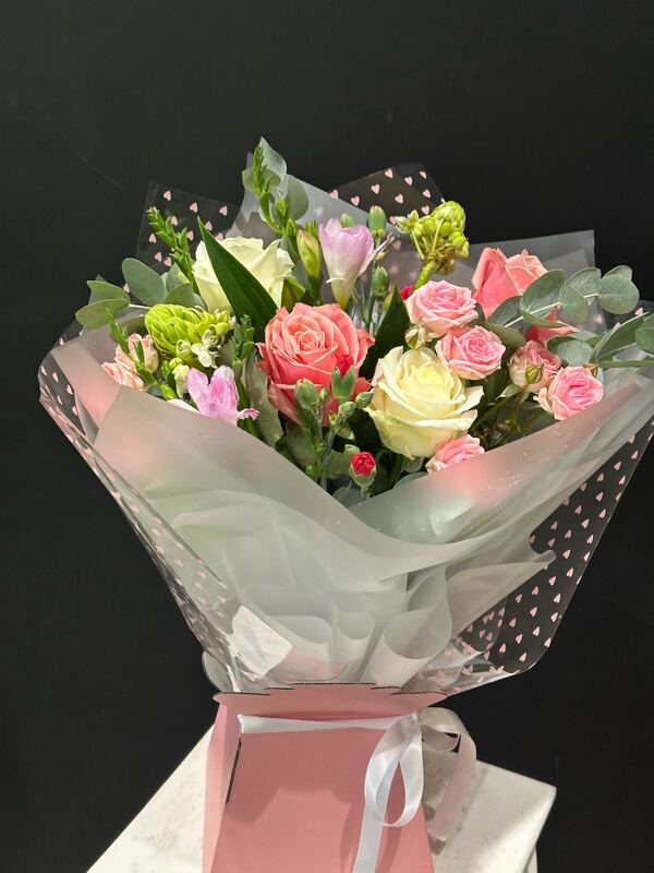 Flowers delivered to customer