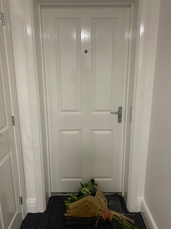 Flowers delivered to customer