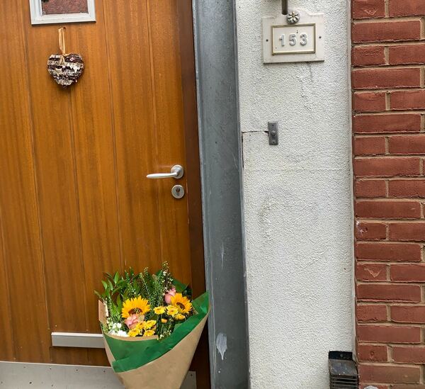 Flowers delivered to customer