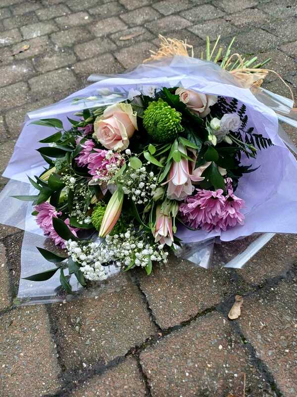 Flowers delivered to customer
