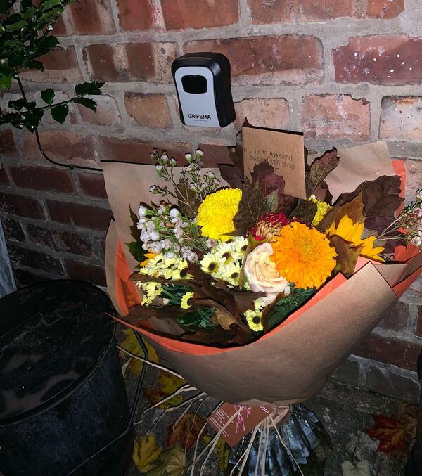 Flowers delivered to customer