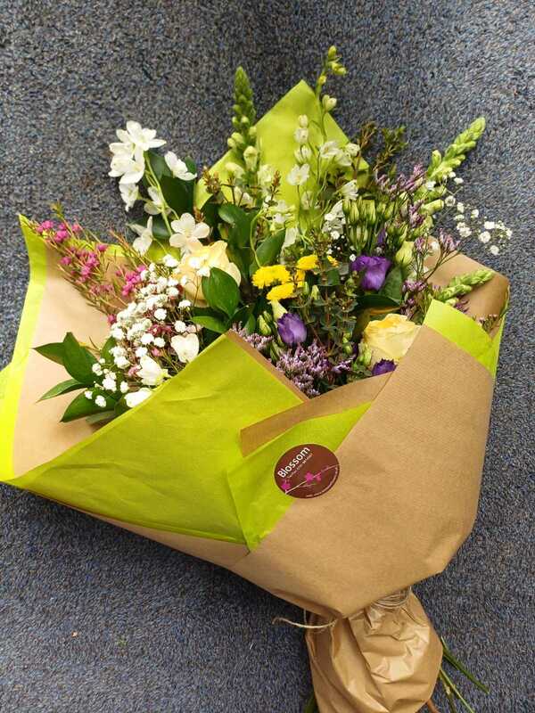 Flowers delivered to customer