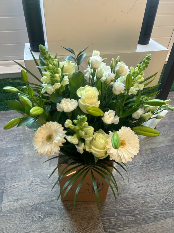 Flowers delivered to customer