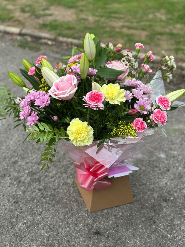 Flowers delivered to customer