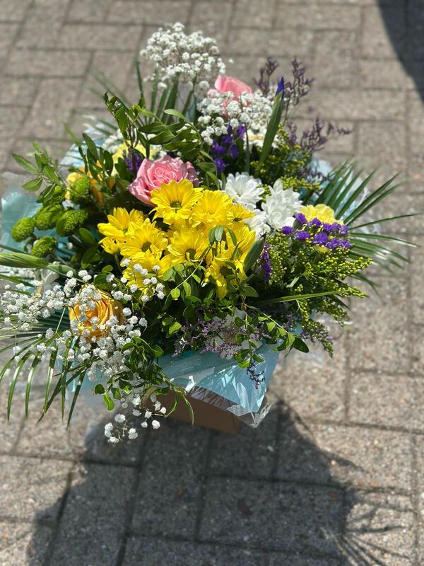 Flowers delivered to customer