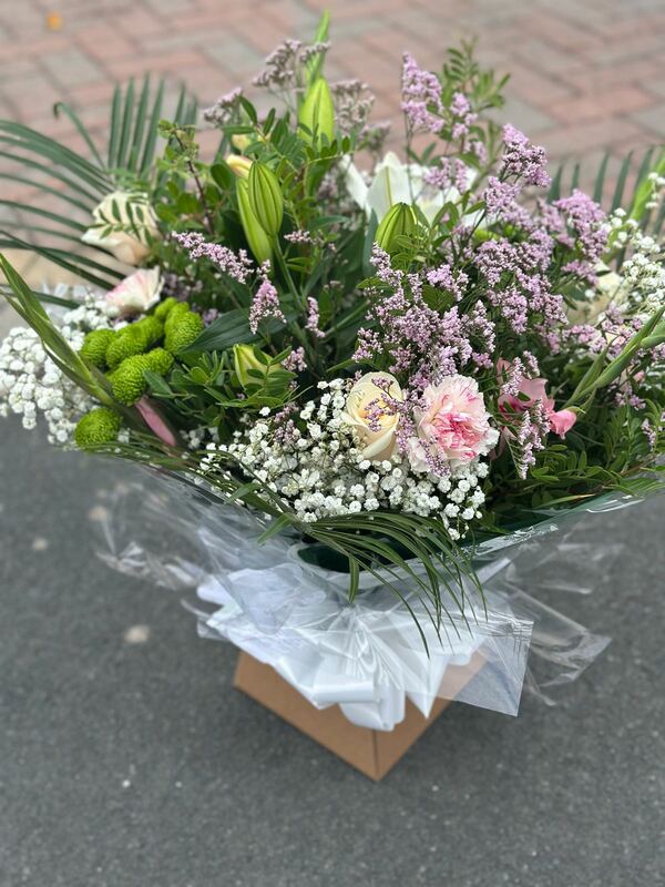 Flowers delivered to customer