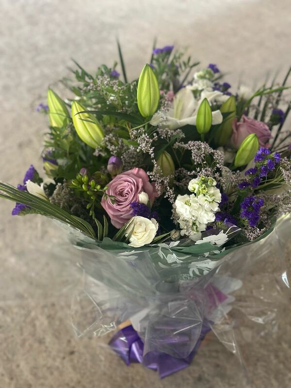 Flowers delivered to customer