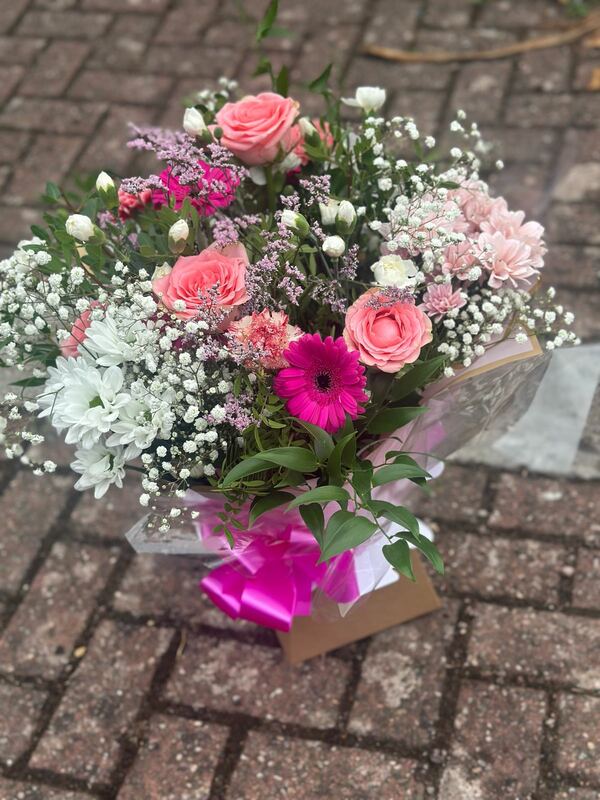 Flowers delivered to customer
