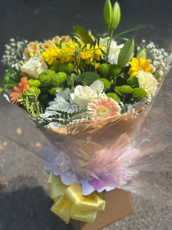Flowers delivered to customer