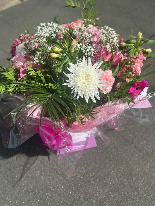 Flowers delivered to customer