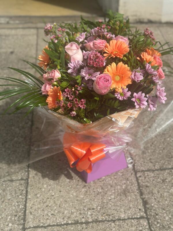 Flowers delivered to customer