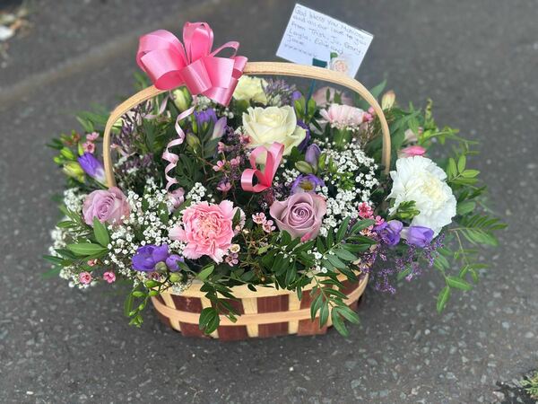 Flowers delivered to customer