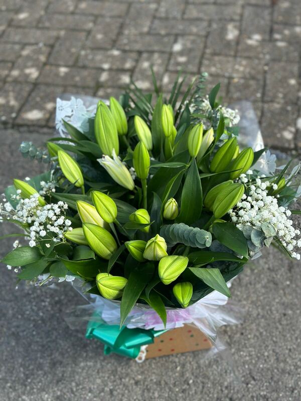 Flowers delivered to customer
