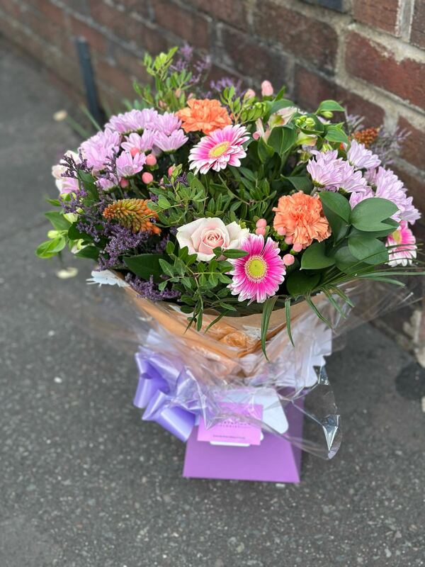 Flowers delivered to customer