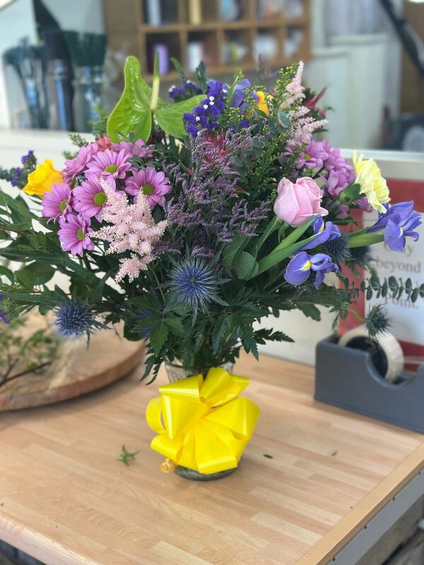 Flowers delivered to customer
